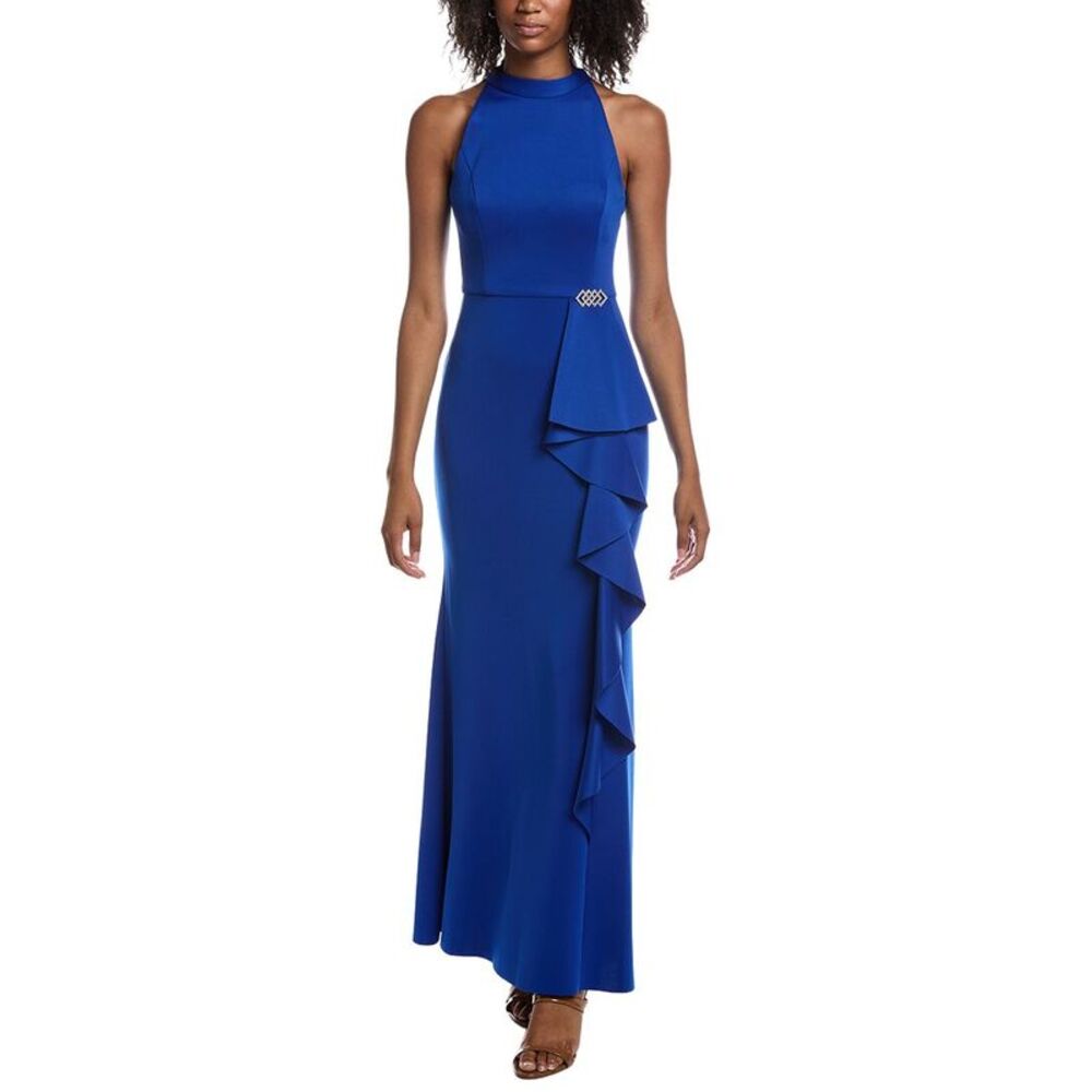 Eliza J Womens Gown, Blue